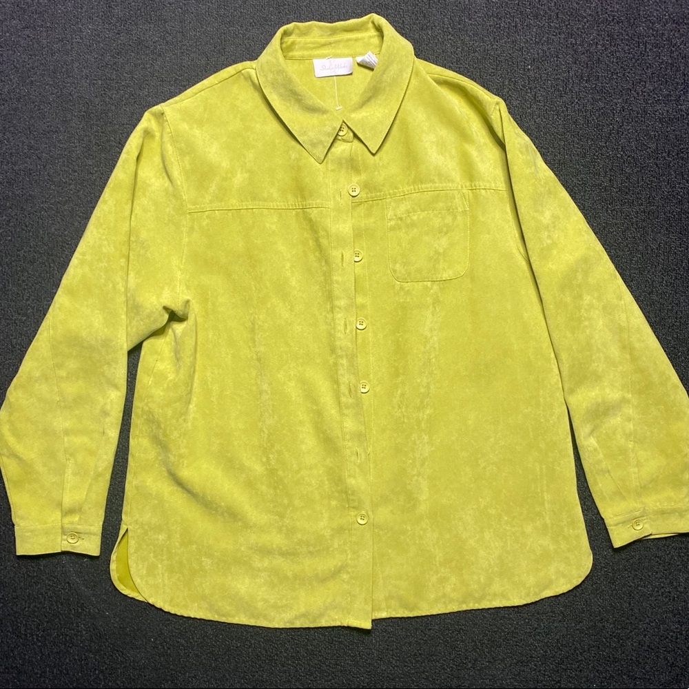 UNISEX Lime Flannel - Picture 2 of 3